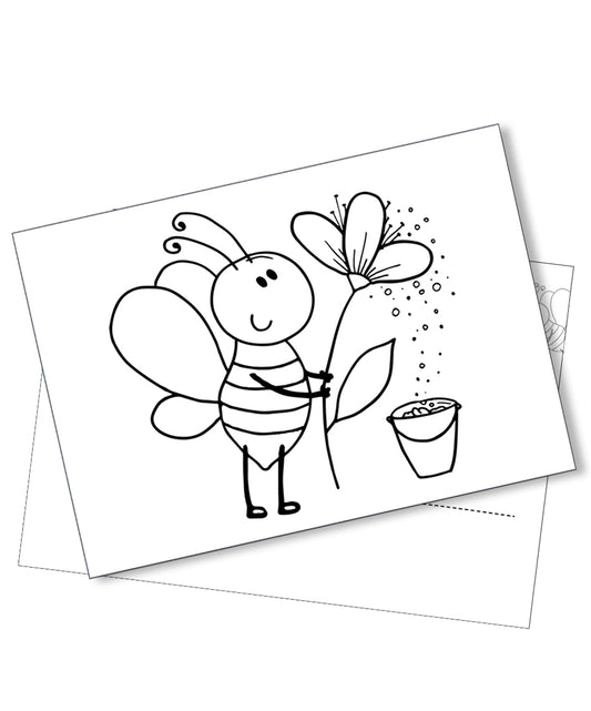 Biokreis-Postkarten – jetzt auch zum Ausmalen