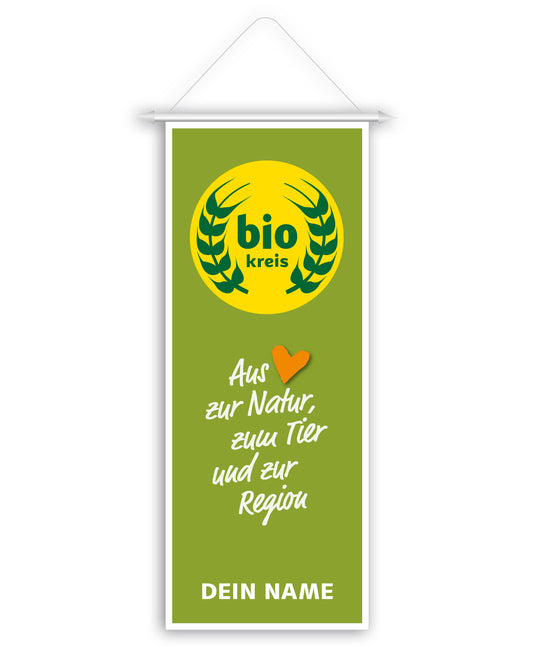 Biokreis-Bannerfahne