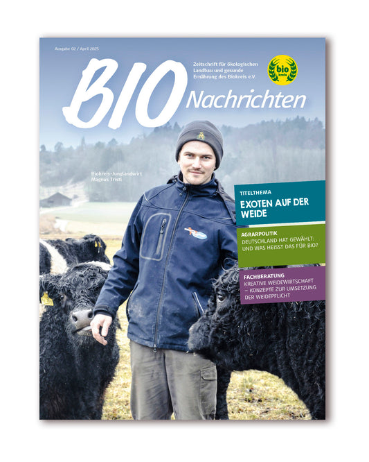Biokreis-Verbandsmagazin "BIONachrichten" April 2025