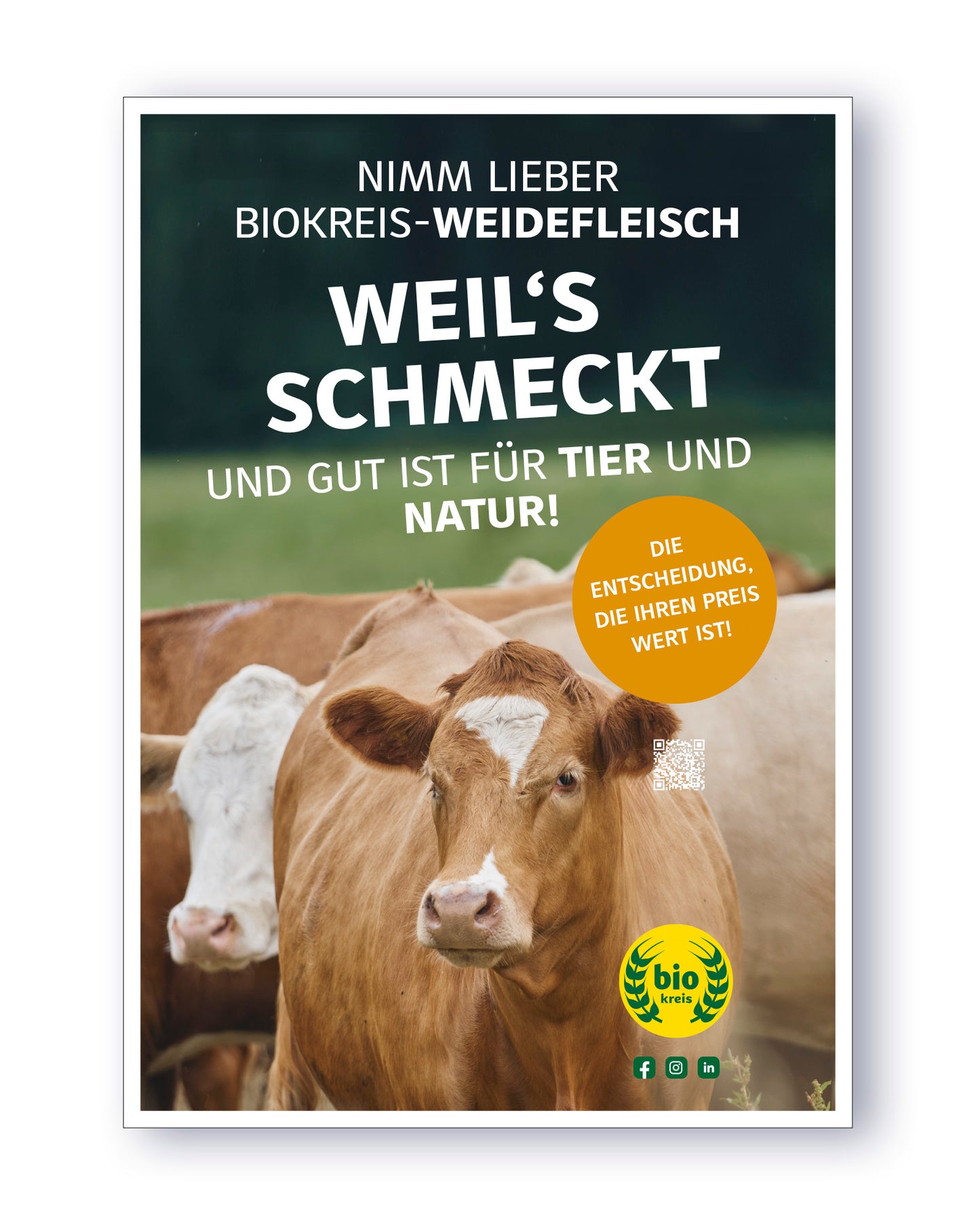 Biokreis-Weidefleisch-Plakat