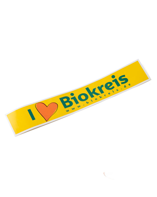 Aufkleber „I love Biokreis“